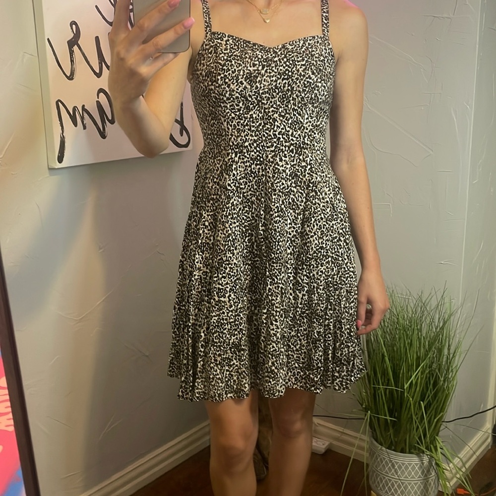 Cheetah print Old Navy dress